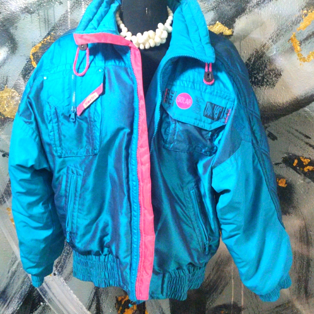 Kaelin Solar Jacket size 10 Turquoise